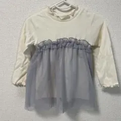 10/17まで出品 最終値下げ cottoli 新品90 長袖 トップス レース