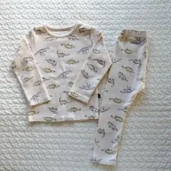 韓国子供服 恐竜柄 パジャマ上下セット 90サイズ