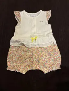 bebe reduction フラワープリントロンパース 70