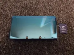 Nintendo 任天堂 ニンテンドー 3DS クリアブルー 2GBメモカ付