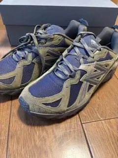 新品未使用　ニューバランス　ネイビー×カーキ　スニーカー