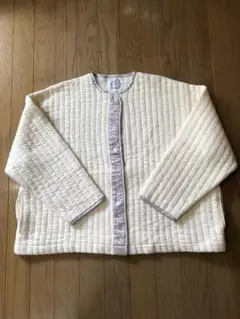 アイボリー キルティングジャケット