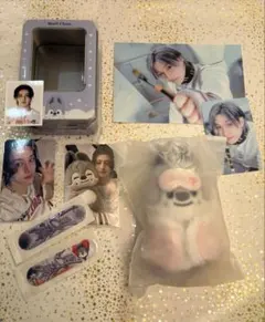 Skz ペンミ　ポップアップ　バンチャン　ウルフチャン　ぬい　tincase