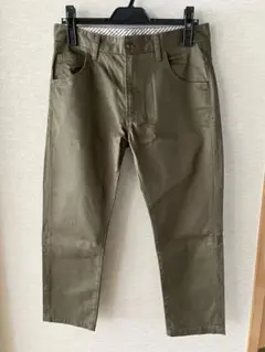 RAGEBLUE メンズクロップトパンツ　カーキ