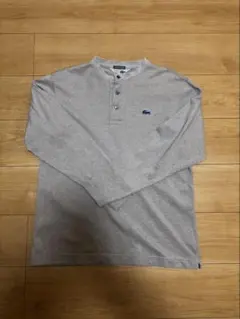 CHEMISE LACOSTE ヘンリーネック 長袖カットソー グレーのサムネイル
