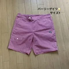 ⭐️限定価格❤️pearlygates 赤 チェック柄 ショートパンツ⭐️サイズ1のサムネイル