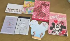メモ帳 7冊セット ミッキー・ミニー デザイン