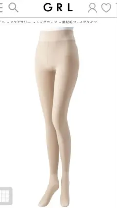 裏起毛タイツ タイツ