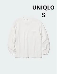 UNIQLO ユニクロ　ウォッシュコットンクルーネックTシャツ 男女兼用S