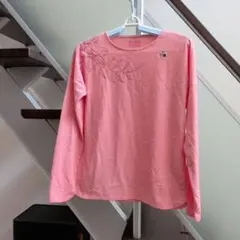 YONEX ピンク 長袖Tシャツ JP M