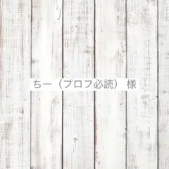 ちー（プロフ必読）様　専用