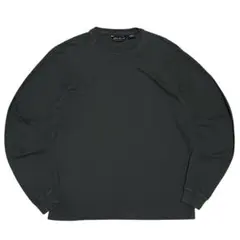 Eddie Bauer カットソー オリーブ グリーン 杢 ロンT 黒タグ