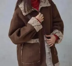 Kastane ウェーブボアフライトジャケット