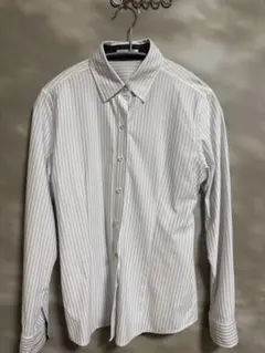 シャツ 長袖 ストライプ
