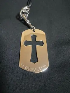 DOLCE&GABBANA ドッグタグ クロス ネックレス