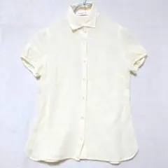 オールドイングランド 麻100% シャツ ブラウス(XS) リネン 黄 日本製のサムネイル