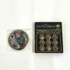 ジョジョワールド 24金メッキ缶バッジ ジョナサン 東方定助 セット