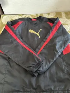 Puma ピステ・ウィンドブレーカー Oサイズ 黒/赤