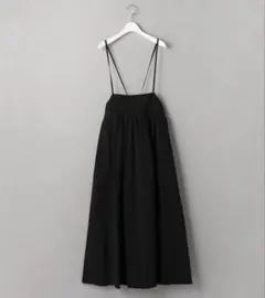 BEAUTY & YOUTH ナイロンコットンギャザーキャミワンピースM 美品