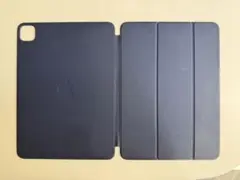 iPadケース ネイビー apple純正smart folio