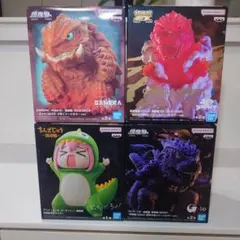 鎮座獣　ガメラ　ゴジラ　ボッチ・ザ・ロック　フィギュア
