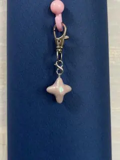 星型チャーム パールピンク ハンドメイド