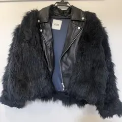 GYDA エコファーライダースジャケット