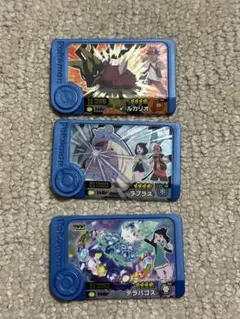 ポケモンメザスタ トレジャー　ルカリオ　ラプラス　テラパゴス　3枚セット
