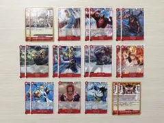 ONE PIECEカードゲーム 赤デッキパーツ まとめ買いお得 22枚 - メルカリ