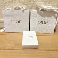 Dior ショッパー 2枚 ギフトボックス 正規店 ショップ袋 ラッピングのサムネイル