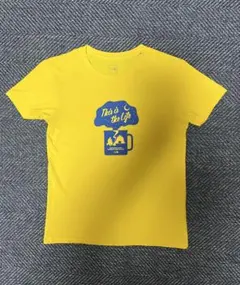 y2k the North faceプリントTシャツ 黄色　シティーボーイ