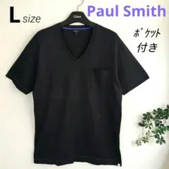 【ポールスミス】Vネック　半袖　Tシャツ　ポケット付き　ビッグシルエット　Lのサムネイル