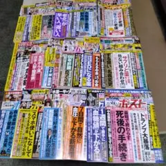 週刊ポスト2025年4号から23号までの17冊セット