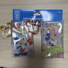 東京ディズニーリゾート カラビナ ケース付 2個 ミッキーマウス 誕生日