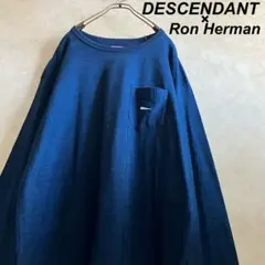 美品 ディセンダント×ロンハーマン コラボロンtシャツ ネイビーXL インディゴのサムネイル