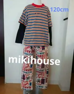 ミキハウス長袖TシャツロンT120cm送料無料mikihouse