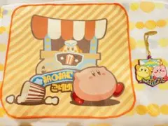 星のカービィ　1番くじ　F賞アトラクション⭐︎ラバーチャーム　G賞ハンカチ