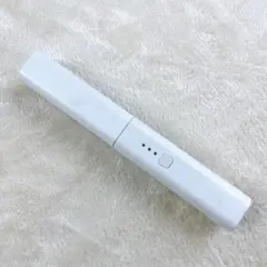 キャップ付きコードレスヘアアイロン ストレート コンパクト 白