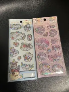 【正規品】ハローキティシナモンウォーターシール　サンリオ海外限定2枚セット