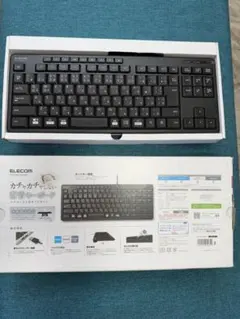 ELECOM 静音キーボード TK-FCM105KBK