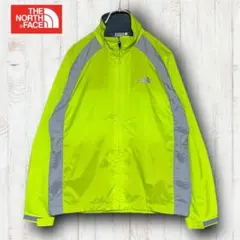 ザノースフェイス　POCKETABLE　ウインドブレーカー　刺繍ロゴ　テック系