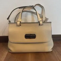 GUCCIレディースバンブーショルダーバック