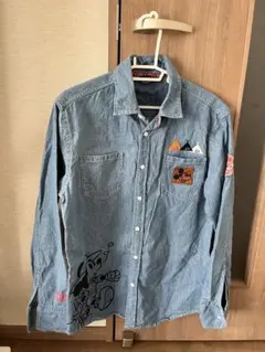 BABYDOLL ミッキーマウス デニムシャツ Mサイズ　親子でおそろい♡