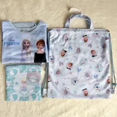 【新品✨】アナと雪の女王 ロンT 110cm ナップサック 巾着 3点セット