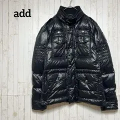 add アッド 最高級グースダウンジャケット 光沢 【XL】