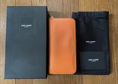サンローラン パリ　レザー　長財布