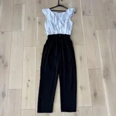 SNIDEL フリル付きオールインワン