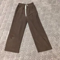 元祖裏起毛 ワイドパンツ コーデュロイ　普通丈　М ブラウン