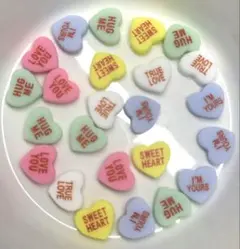 ミニパーツタイプ　文字ハート現品1番