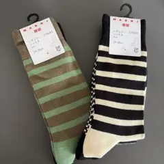新品未使用 MARNI UNIQLO 靴下 23-25cm 2足 2セット 4足のサムネイル